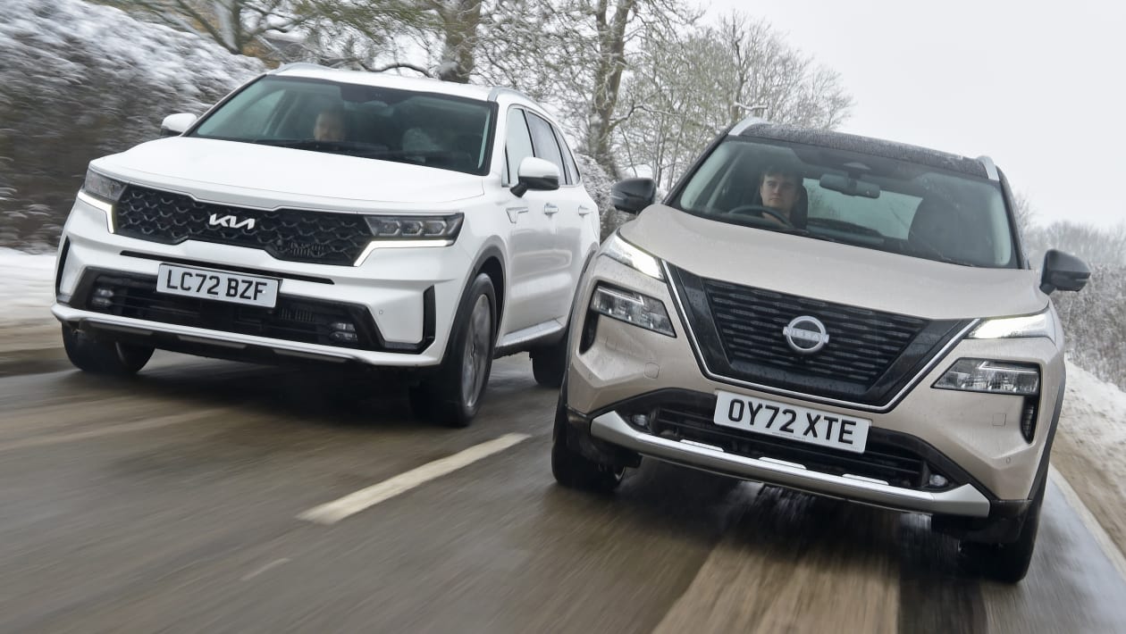 Nissan X Trail Vs Kia Sorento 2023 Twin Test Auto Express